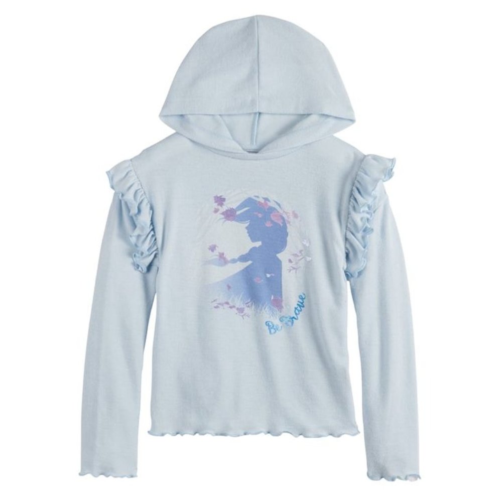 Disney's D-Signed Frozen 2 Girl's Ruffle Hoodie